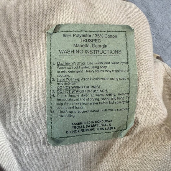 TRU SPEC Military Camo Cargo Pants Men's Size Medium Long Brown Camouflage Pants - Picture 5 of 7